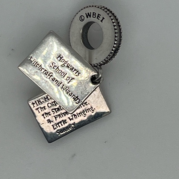 Pandora Harry Potter acceptance letter charm Sterling - Picture 3 of 4